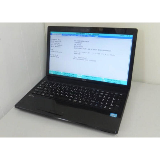 ノートパソコン　NEC  win10 Office搭載　オフィス　Corei3