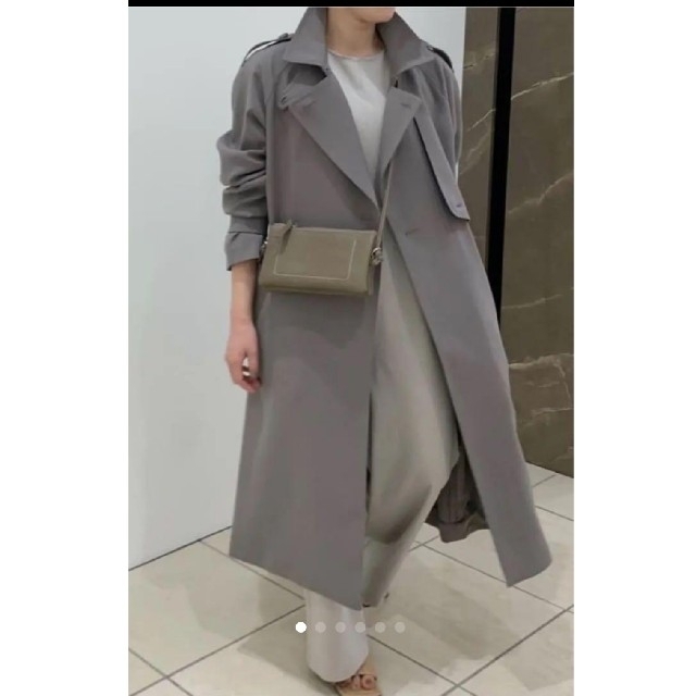 yonfa / mode trench coat / khaki gray S | lea-partners.com