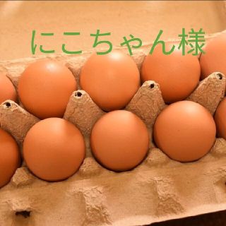 にこちゃん様専用　平飼い卵50個(野菜)