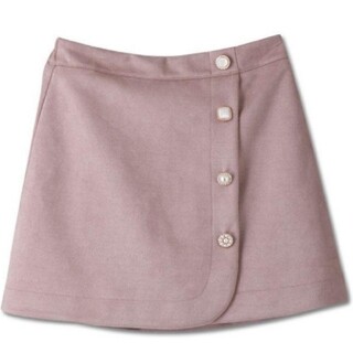 量産型 ピンク ビジュースカート スカパン 暖かい 保温(ひざ丈スカート)