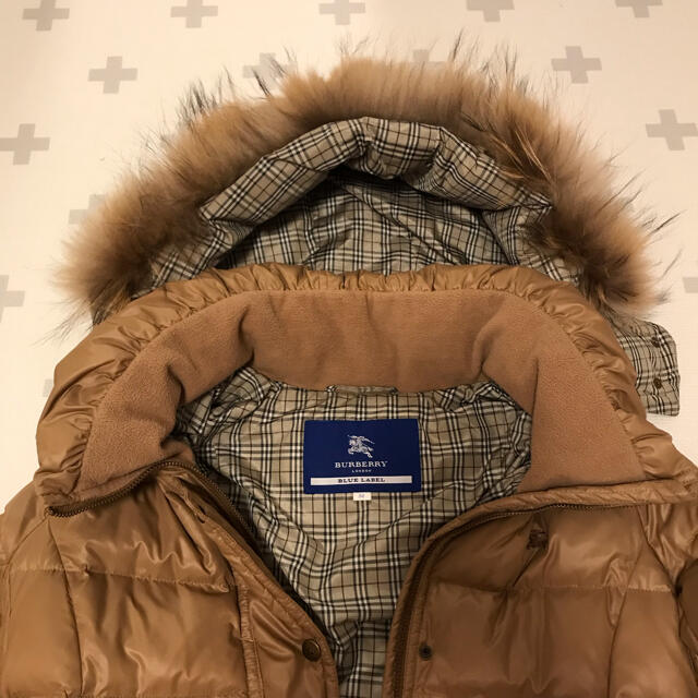 BURBERRY BLUE LABEL(バーバリーブルーレーベル)の【うめさん専用】Burberry Blue Label ロングダウンコート レディースのジャケット/アウター(ダウンコート)の商品写真