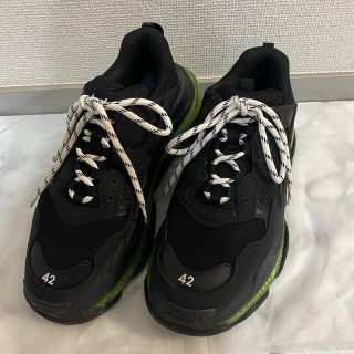 バレンシアガ(Balenciaga)のバレンシアガ トリプルエス トリプルS クリアソール ブラック グリーン(スニーカー)