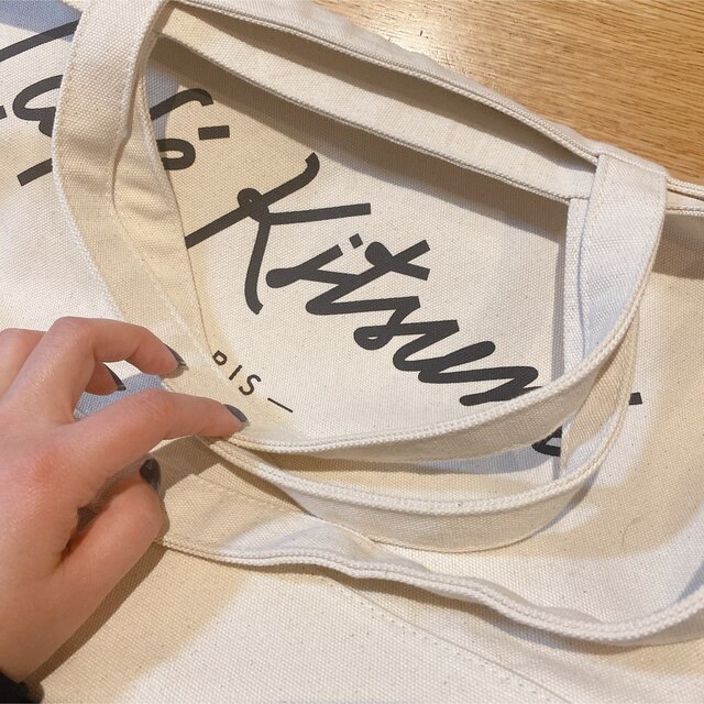 KITSUNE(キツネ)のcafe kitsune ショルダートート　メゾンキツネ レディースのバッグ(トートバッグ)の商品写真