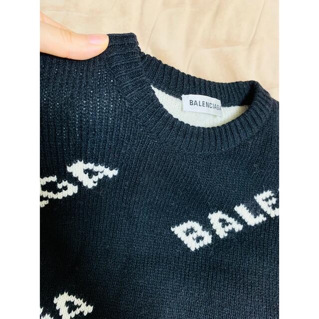 Balenciaga(バレンシアガ)のバレンシアガ　ロゴニット レディースのトップス(ニット/セーター)の商品写真