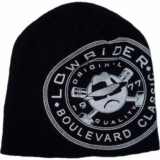 LOWRIDER ローライダー No.3 ビッグロゴ ビーニーニットキャップ LOWRIDER ローライダー No.3 ビッグロゴ ビーニーニットキャップ