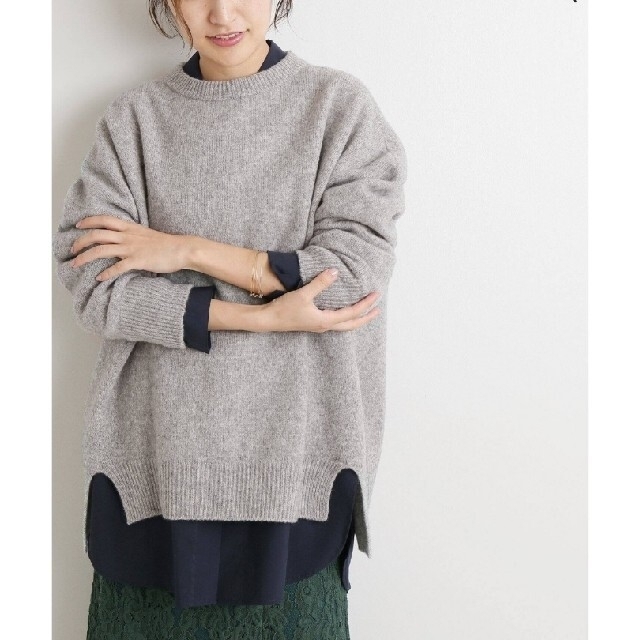 IENA - 【新品タグ付】ウールカシミヤワイド長袖プルオーバー◇の通販