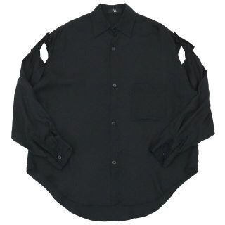 ヨウジヤマモト(Yohji Yamamoto)のワイズ ヨウジヤマモト 18SS オープンショルダーオーバーサイズドシャツ(シャツ/ブラウス(長袖/七分))