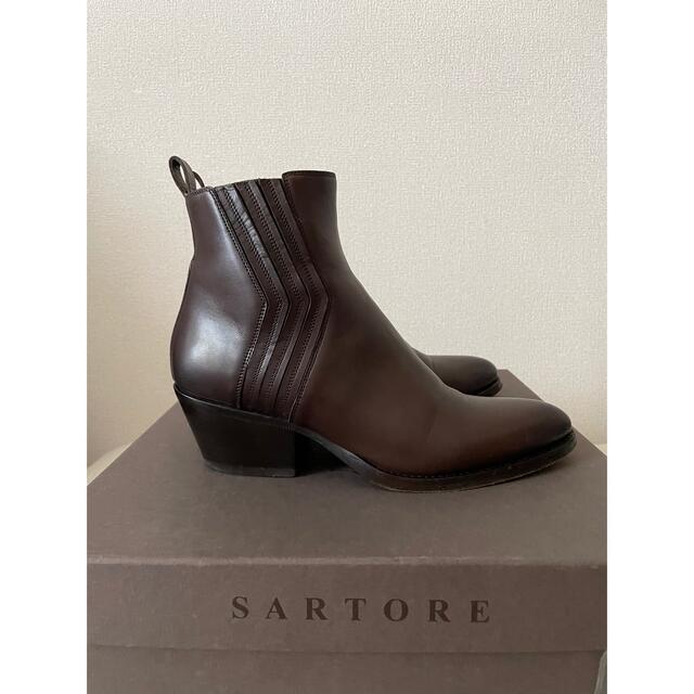 SARTORE(サルトル)のサルトル サイドゴア ショートブーツ レディースの靴/シューズ(ブーツ)の商品写真