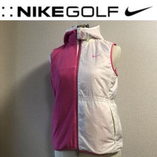 ナイキ(NIKE)のナイキゴルフ◇リバーシブル ダブル ジップアップ 中綿 ベスト◇Mサイズ(ウエア)