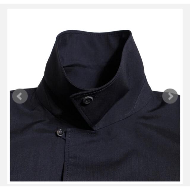 【新品】THE RERACS BAL COLLAR SHIRT COAT 36 レディースのジャケット/アウター(ロングコート)の商品写真