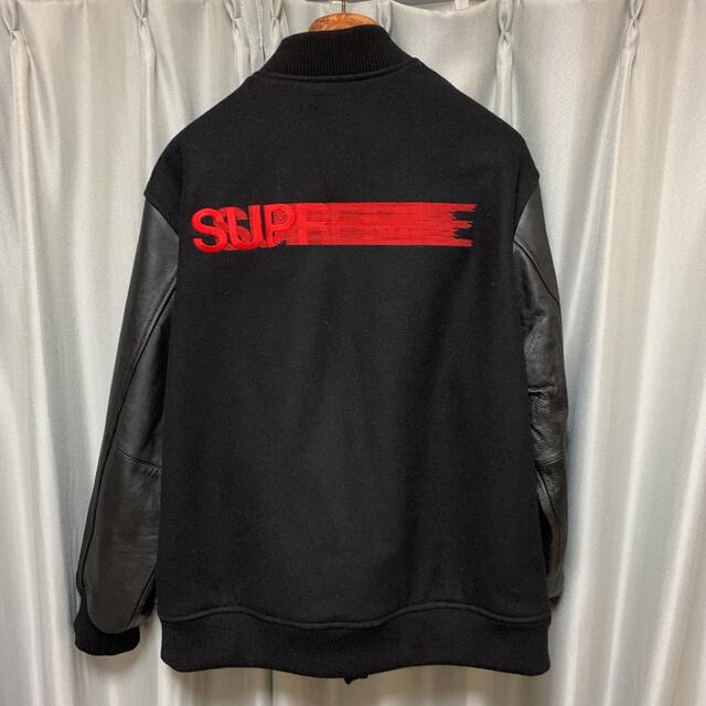 supreme motion logo スタジャン