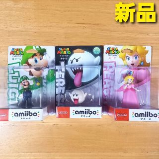 ニンテンドウ(任天堂)のamiibo テレサ・ルイージ・ピーチ　3点セット 【新品・未開封】(その他)