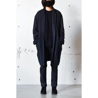 20AW comoli カシミヤダブルチェスターコート ネイビー カシミア