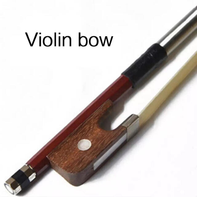 バイオリン弓　1／8サイズ　51センチ　馬毛 紫檀 楽器の弦楽器(弓)の商品写真