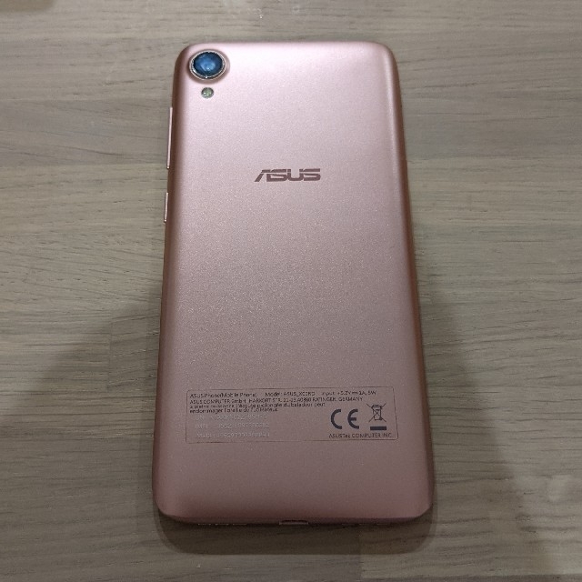 ASUS(エイスース)のヒトシ様専用  ZenFone Live（L1） ローズピンク 32 GB スマホ/家電/カメラのスマートフォン/携帯電話(スマートフォン本体)の商品写真