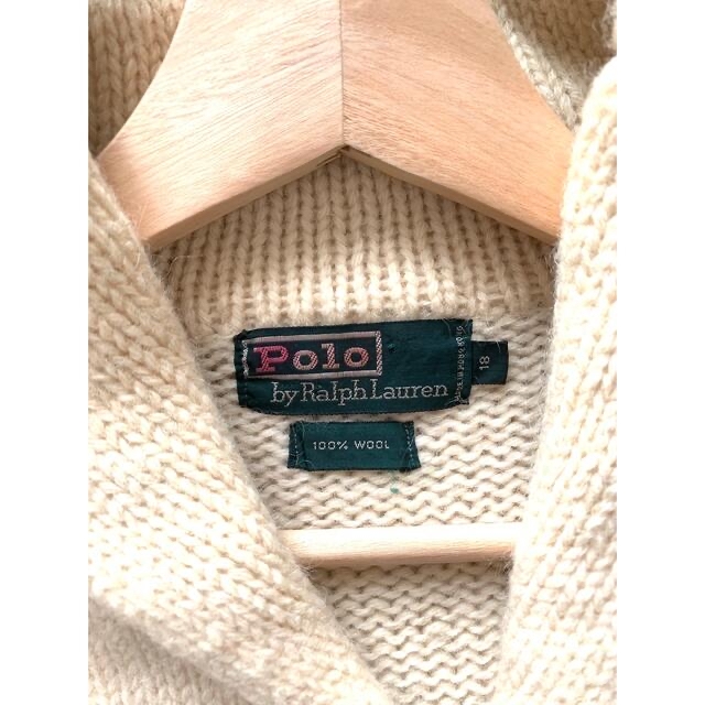 POLO RALPH LAUREN(ポロラルフローレン)のRalph Lauren 90s ショールカラーカーディガン メンズのトップス(カーディガン)の商品写真