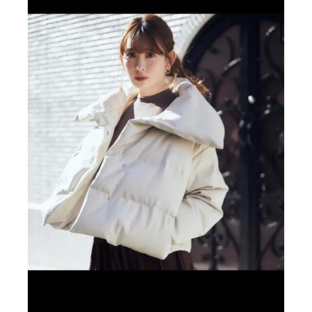 her lip to vegan leathershelldown jacket - ダウンジャケット