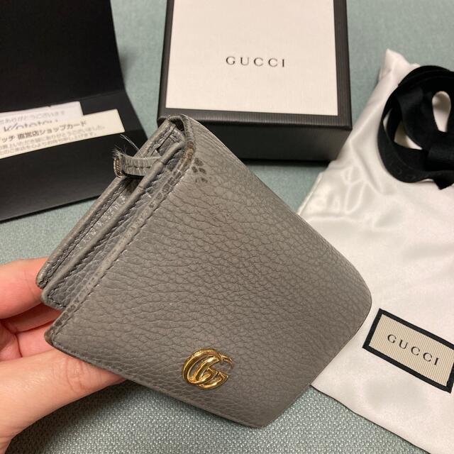 Gucci(グッチ)のGUCCI ミニ財布　GGマーモント　正規品 レディースのファッション小物(財布)の商品写真