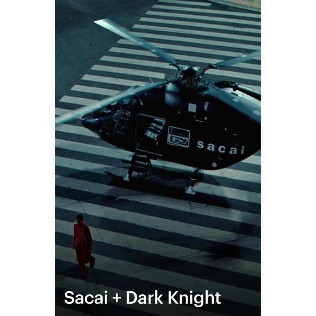 【激レア/新品/未開封】sacai × THE DARK KNIGHT TEE