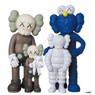 メディコムトイ(MEDICOM TOY)のKAWS FAMILY BROWN/BLUE/WHITE(フィギュア)