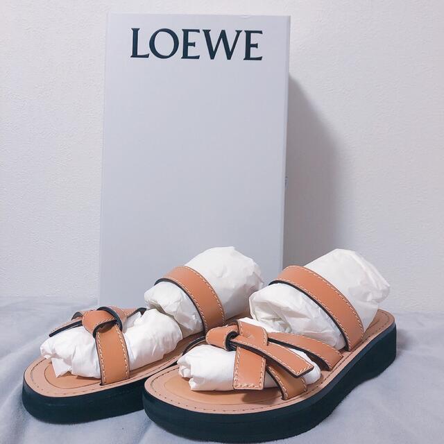 LOEWE ゲート フラット サンダル | pybli.com.my