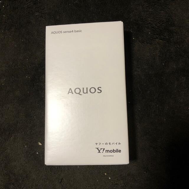 AQUOS sense4 basic Ymobile版SIMフリー ブラック A - スマートフォン本体