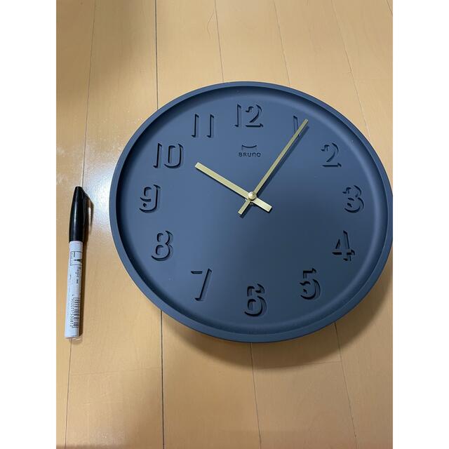 時計　BRUNO インテリア/住まい/日用品のインテリア小物(掛時計/柱時計)の商品写真