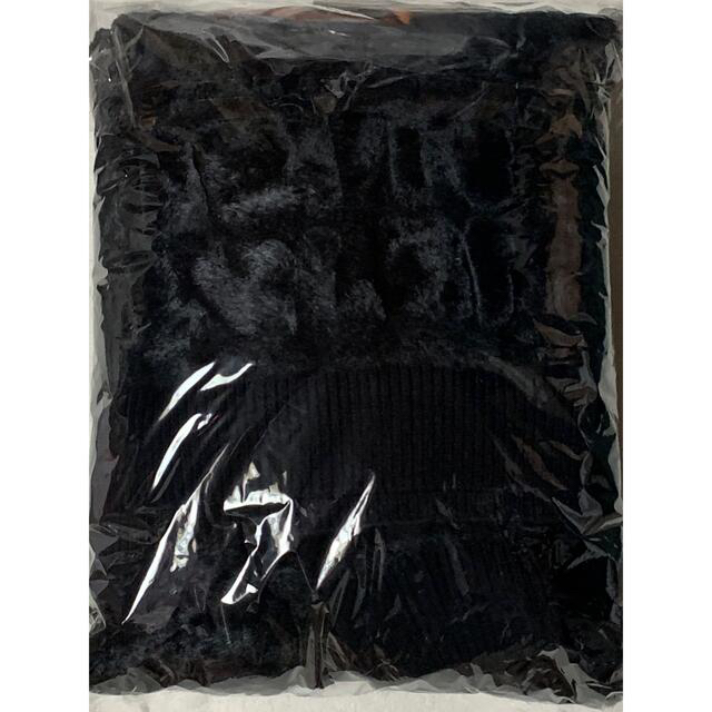 エコファー　プルオーバー　ブラック レディースのトップス(ニット/セーター)の商品写真