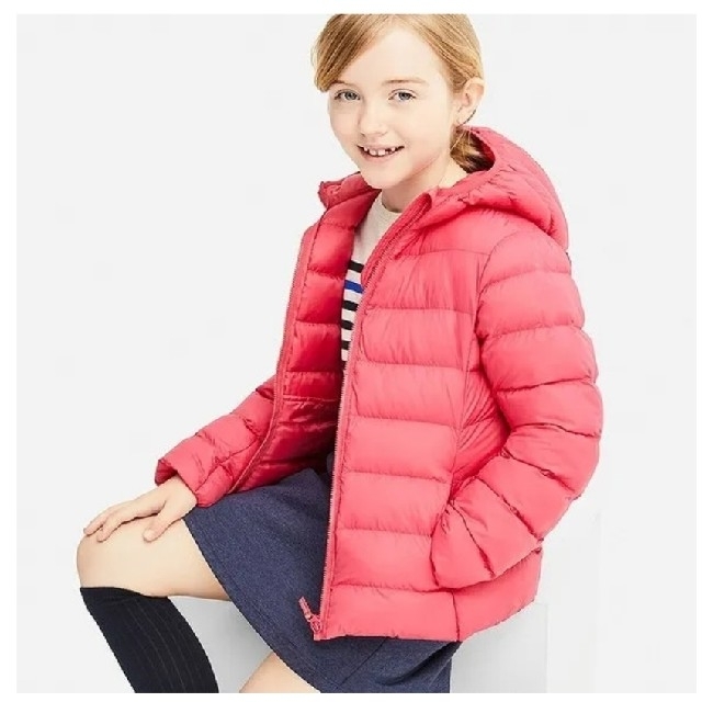 UNIQLO ユニクロ キッズ ライトウォームパデットパーカ120 中綿コート アウター女の子の通販 by にゃんこ(๑´ڡ`๑)'s shop｜ ユニクロならラクマ