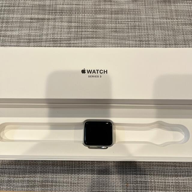 Apple Watch(アップルウォッチ)の箱なしApple Watch series3  38mmシルバー スマホ/家電/カメラのスマートフォン/携帯電話(その他)の商品写真