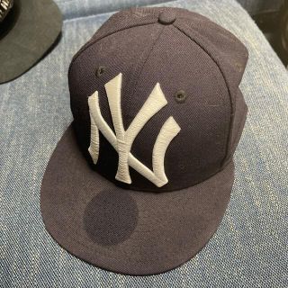 ニューエラ(NEW ERA)のニューエラー　キャップ　NEWERA NY ブラック(キャップ)