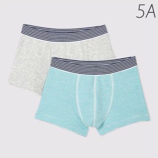 プチバトー(PETIT BATEAU)の新品未使用  プチバトー  トランクス  2枚組  5ans(下着)