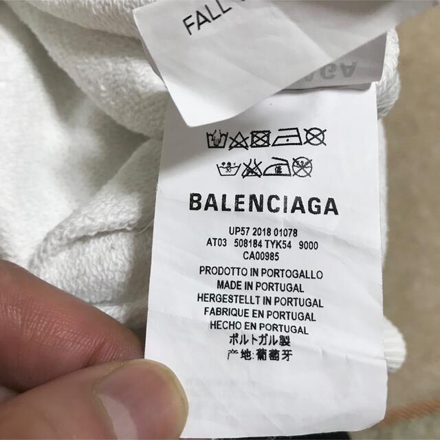 Balenciaga - SALE バレンシアガ バックプリントパーカーの通販 by TK