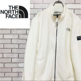 ザノースフェイス(THE NORTH FACE)の【新品】超希少 ザノースフェイス ホワイト フリース ジップ ジャケット(スウェット)