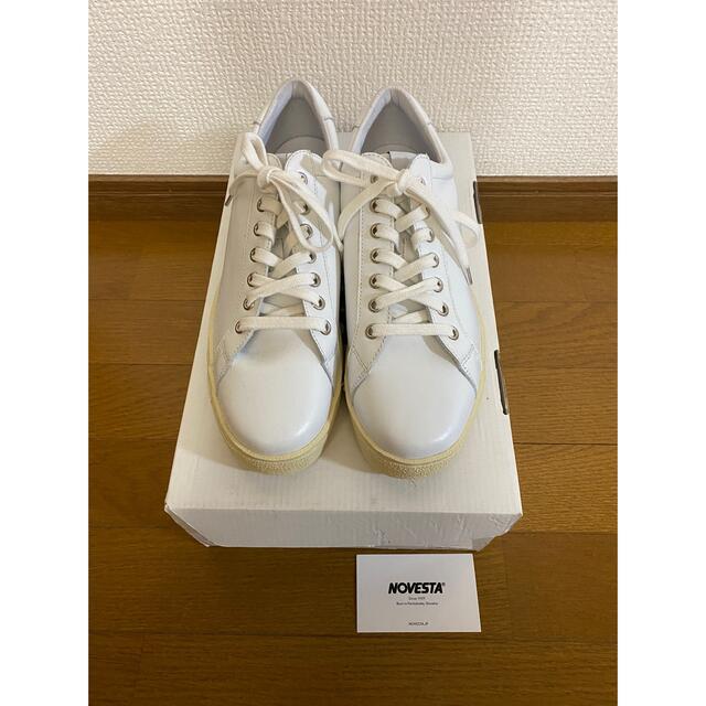 新品 定番 NOVESTA レザースニーカーITOH CLASSIC WHITE メンズの靴/シューズ(スニーカー)の商品写真