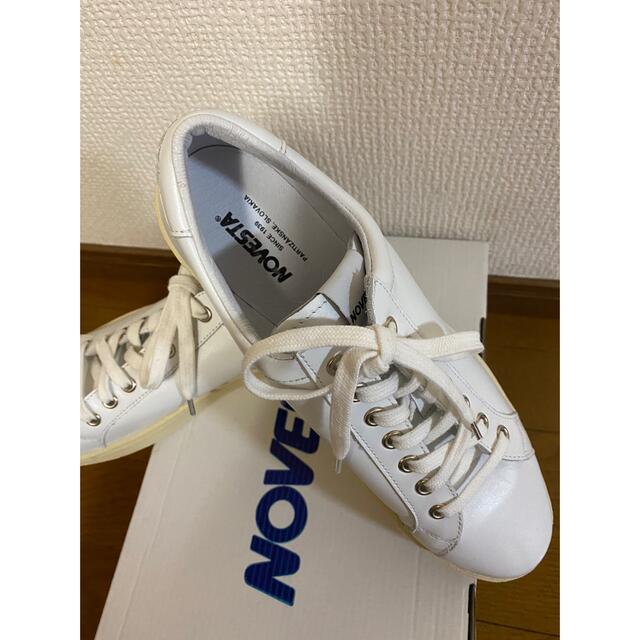 新品 定番 NOVESTA レザースニーカーITOH CLASSIC WHITE メンズの靴/シューズ(スニーカー)の商品写真