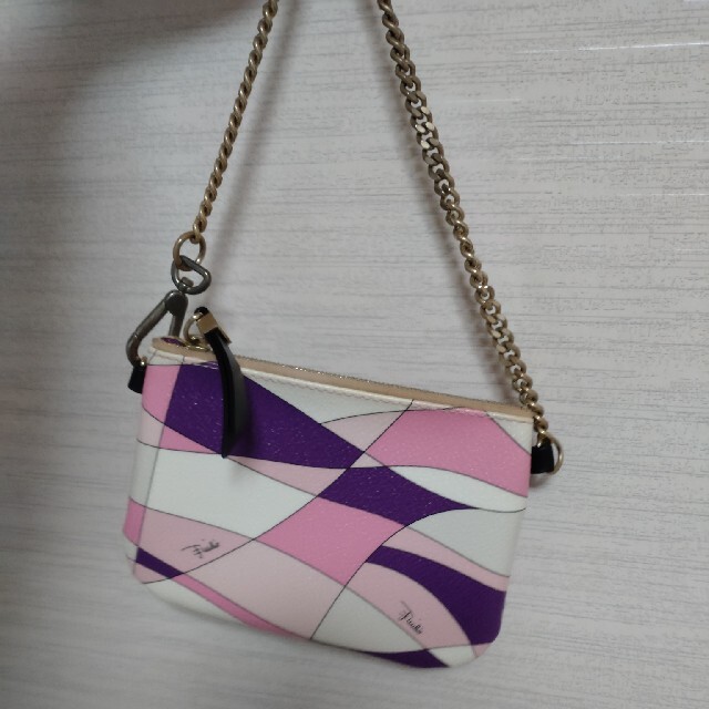 EMILIO PUCCI エミリオ・プッチ ポーチ バッグ ラメ ゴールド ccorca.org