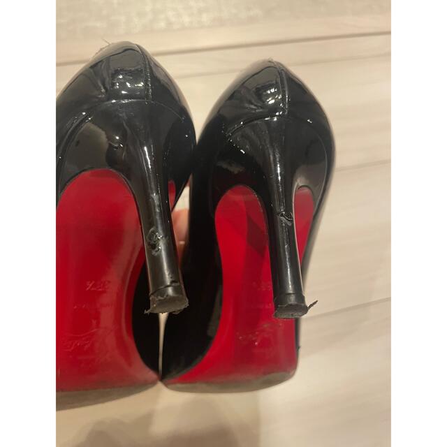 Christian Louboutin - クリスチャンルブタン 38ハーフ パンプス Christian Louboutin - クリスチャンルブタン 38ハーフ パンプス