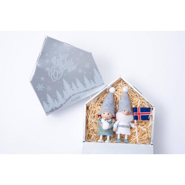 NORDICA(ノルディカ)のkiy様専用　ノルディカニッセ　2021  イルムス　国旗を持ったサンタ ハンドメイドのインテリア/家具(インテリア雑貨)の商品写真