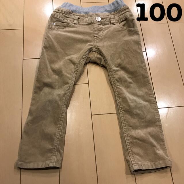 WORLD BASIC(ワールドベーシック)のパンツ　コーデュロイ  ベージュ　100cm　world basic ワールド  キッズ/ベビー/マタニティのキッズ服男の子用(90cm~)(パンツ/スパッツ)の商品写真