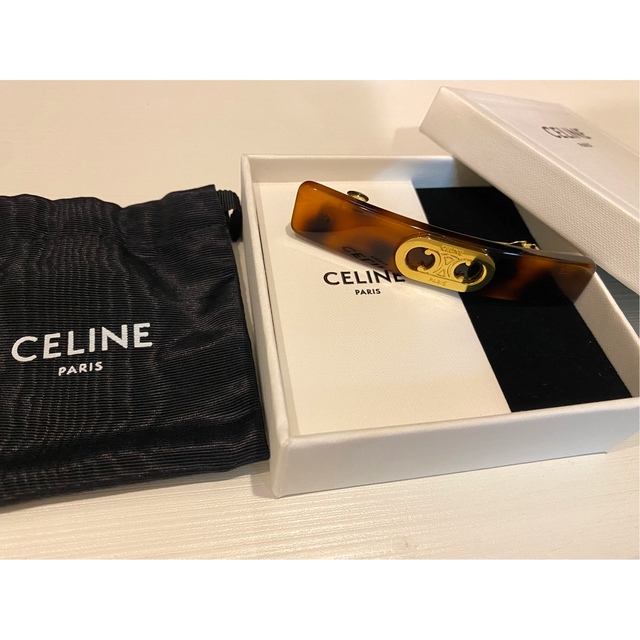 CELINE セリーヌ マイヨントリオンフ ヘアクリップ バレッタ 3