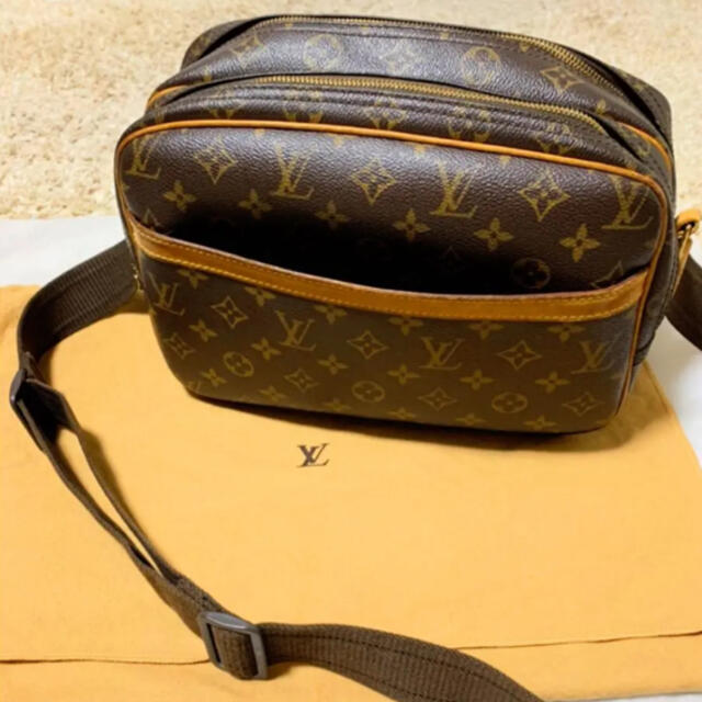 ショルダーバッグルイヴィトン LOUIS VUITTON モノグラムリポーターPM