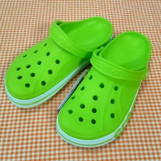 クロックス(crocs)のクロックス Baya band clog イエローグリーン M8W10 26cm(サンダル)