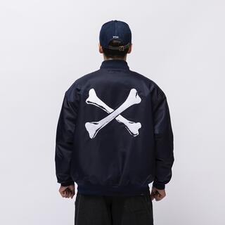 ダブルタップス(W)taps)のSサイズ Wtaps team jacket cross bone black(ブルゾン)