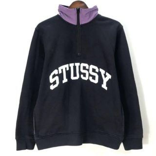 ステューシー(STUSSY)のステューシー　ハーフジップ　スウェット(スウェット)