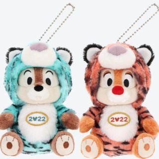 ディズニー　干支　ぬいば　チップ　デール　2022　トラ　寅年(ぬいぐるみ)