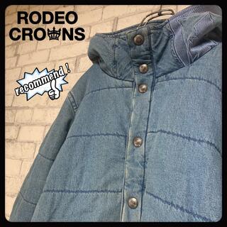 ロデオクラウンズ(RODEO CROWNS)の【オススメ♪】RODEO CROWNS ロデオクラウンズ/デニムブルゾン 中綿(ブルゾン)