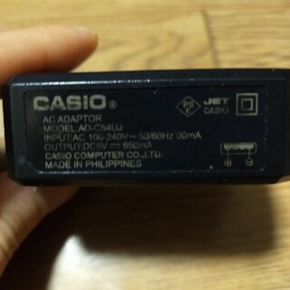 カシオ(CASIO)のコンセント(バッテリー/充電器)