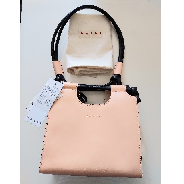 【超美品】MARNI マルニ　ハンドバッグ　マルセルノット　2way