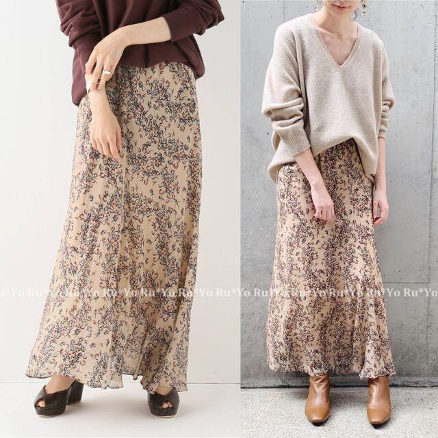 IENA(イエナ)の【IENA】maison LISA フラワープリントスカート レディースのスカート(ロングスカート)の商品写真